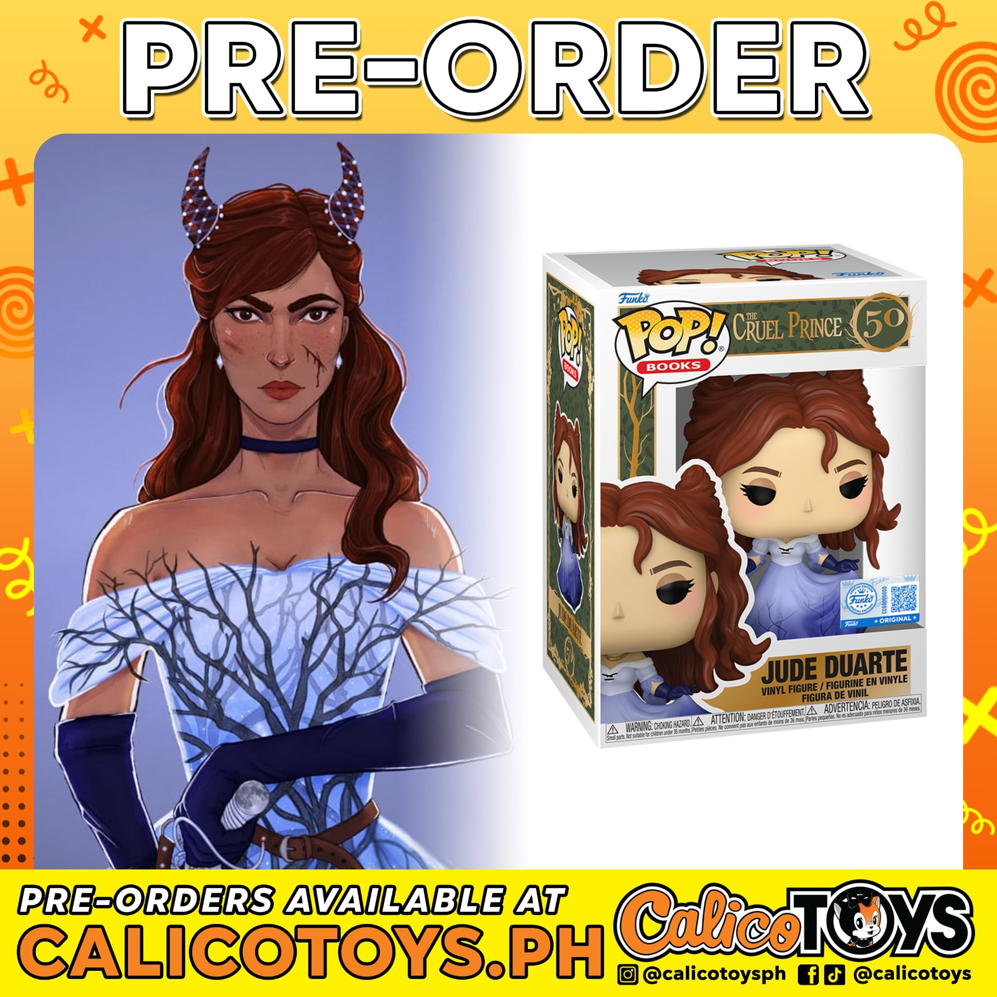 PRE-ORDER - Funko POP! Books: The Cruel Prince - Jude Duarte #50 (Funko Shop Exclusive)