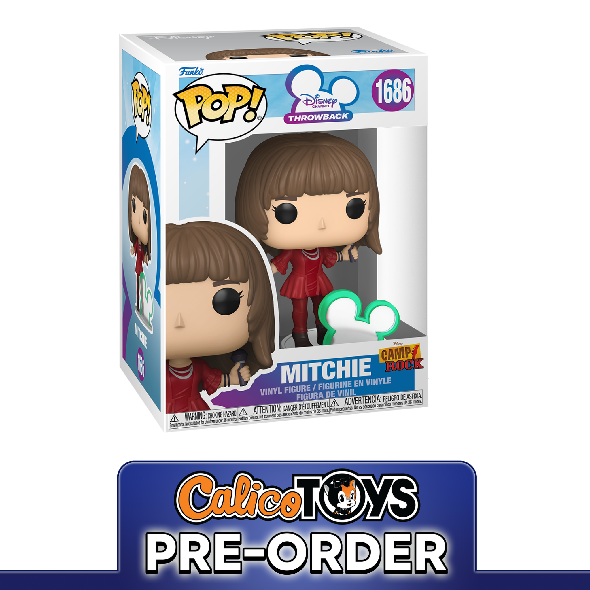 PRE-ORDER Funko POP! Disney Throwback: Mitchie with Disney Icon #1686