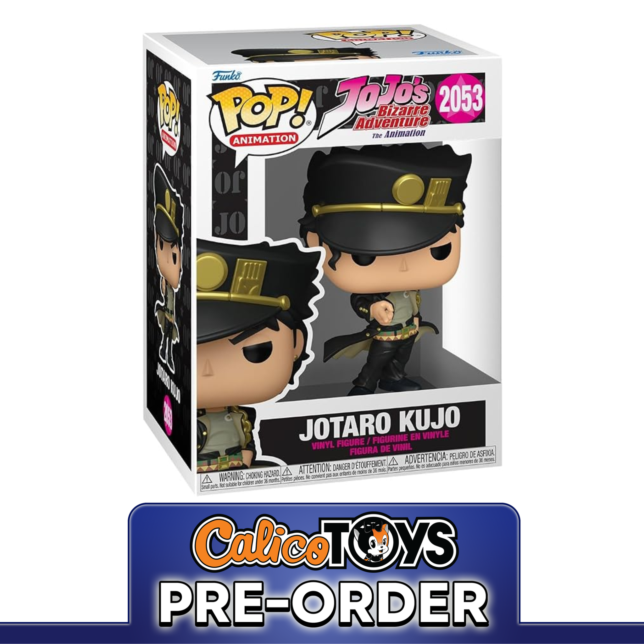 PRE-ORDER Funko POP! Animation: Jojo Bizarre Adventure - Jotaro Kujo #2053