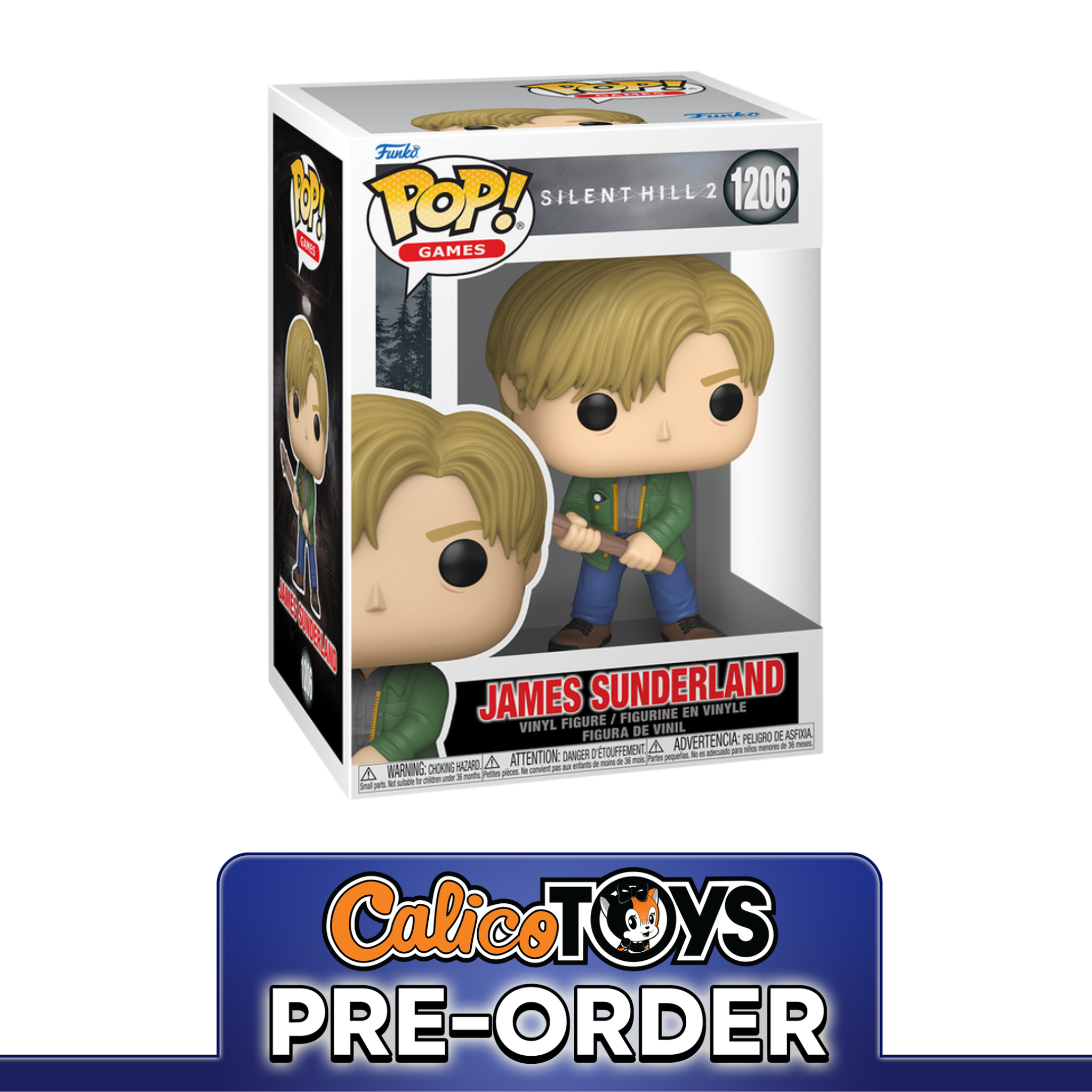 PRE-ORDER Funko POP! Games: Silent Hill - James Sunderland #1206