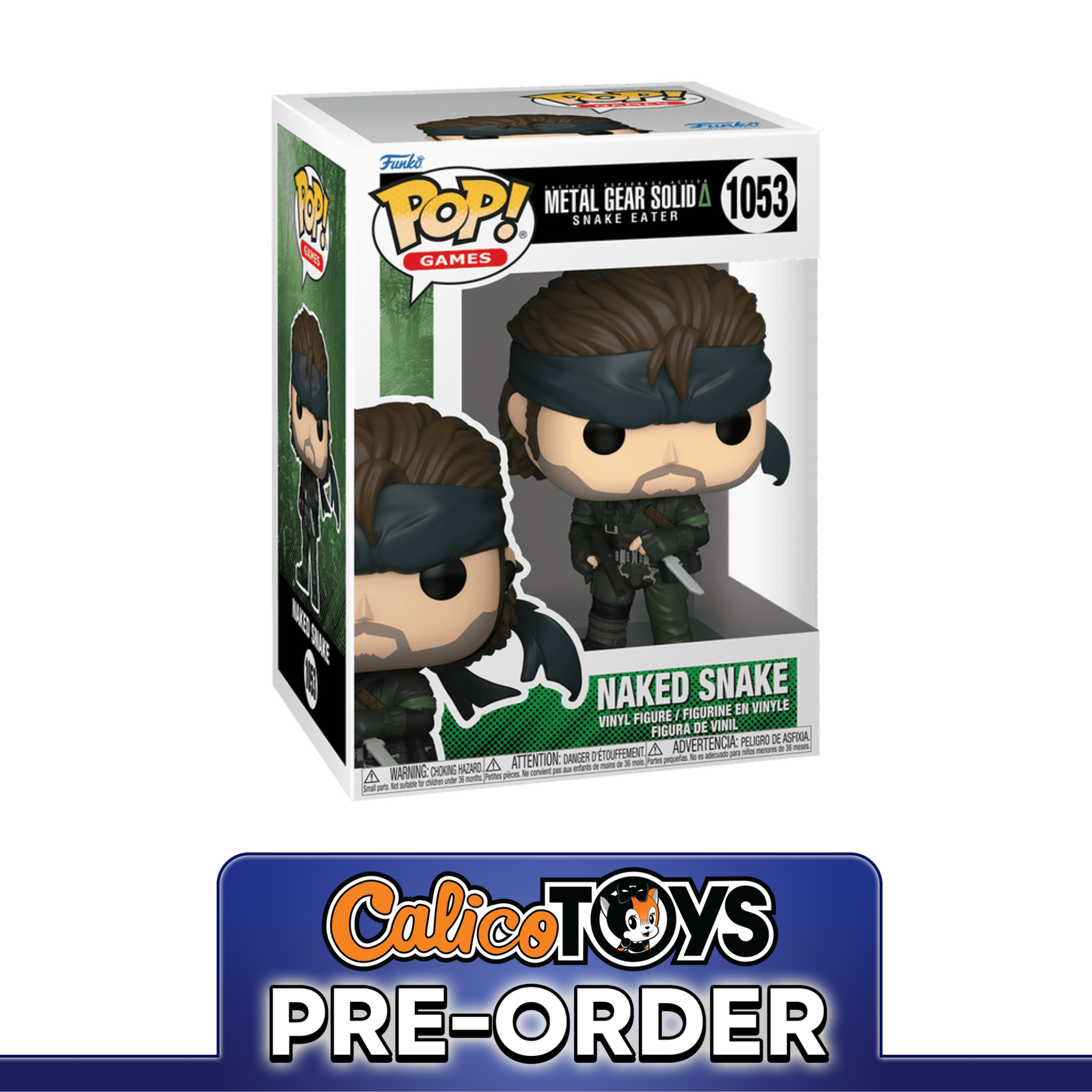 PRE-ORDER Funko POP! Games: Metal Gear Solid - Nake Snake #1053