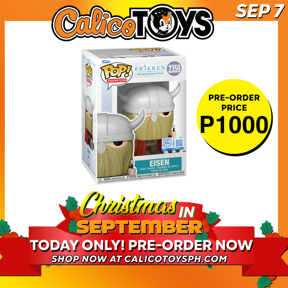 POP! Animation: Frieren - Eisen #2359 (Specialty Series)