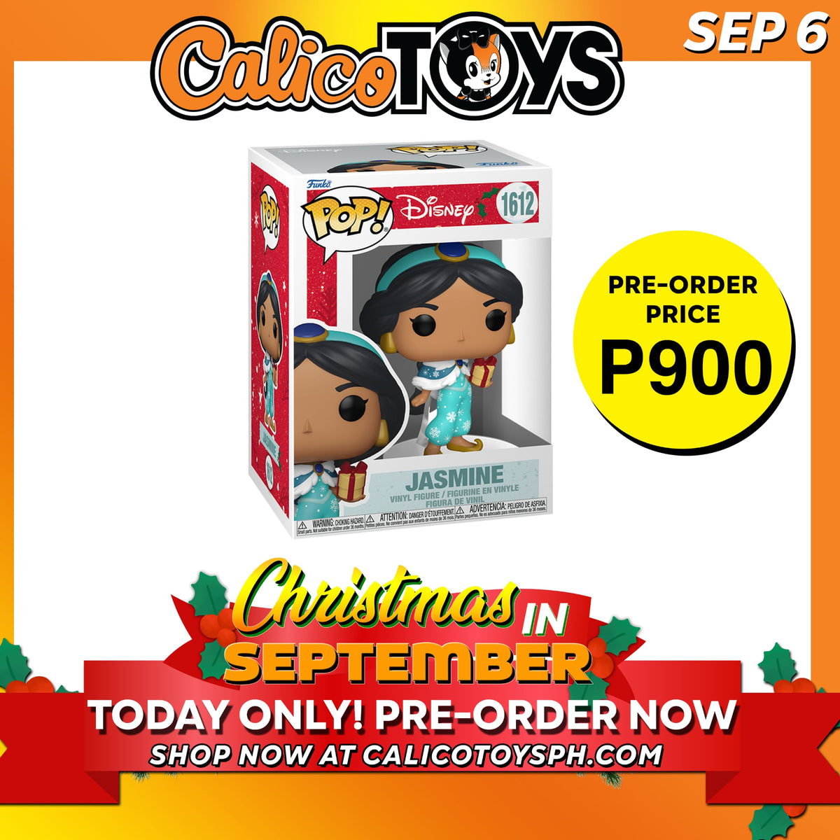 POP! Disney - Jasmine (WinterOutfit) #1612