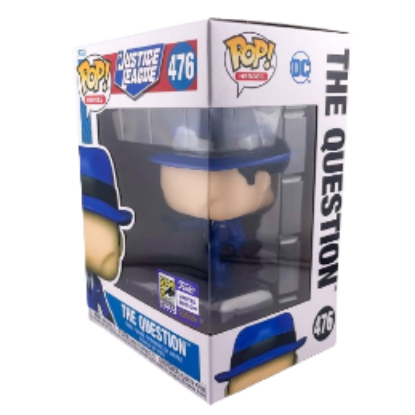 POP! Heroes: Justice League - The Question (SDCC 2023) with Protector