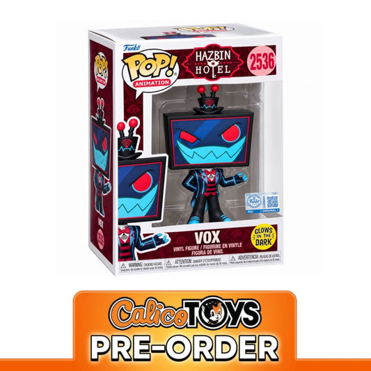 PRE ORDER Funko POP! Animation: Hazbin Hotel - Vox #2536 GiTD (Hot Topic Exclusive)