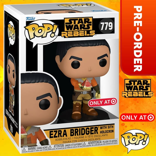 Funko POP! Star Wars Rebels - Ezra Bridger With Sith Holocron (Target Exclusive) #779