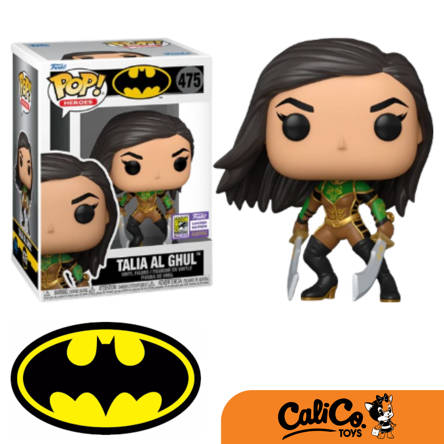 POP! Heroes: Batman - Talia Al Ghul (SDCC 2023) with Protector