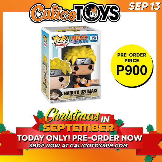 POP! Animation: Naruto Shippuden - Naruto Uzumaki with Noodles (Box Lunch Exclusive) #823