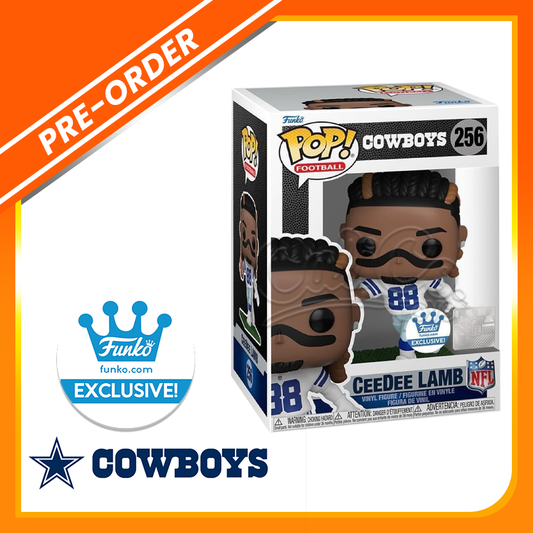 PRE-ORDER - POP! Football: Cowboys - CeeDee Lamb Home Uniform (Funko Shop Exclusive)