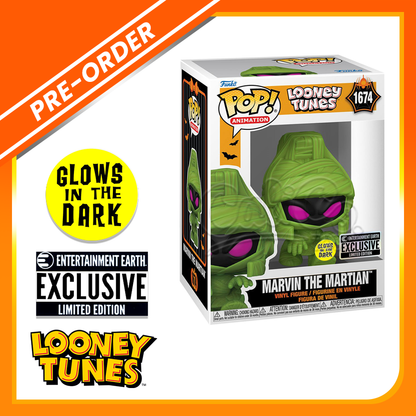 PRE-ORDER - POP! Animation: Looney Tunes - Halloween Marvin the Martian GiTD (Entertainment Earth Exclusive)