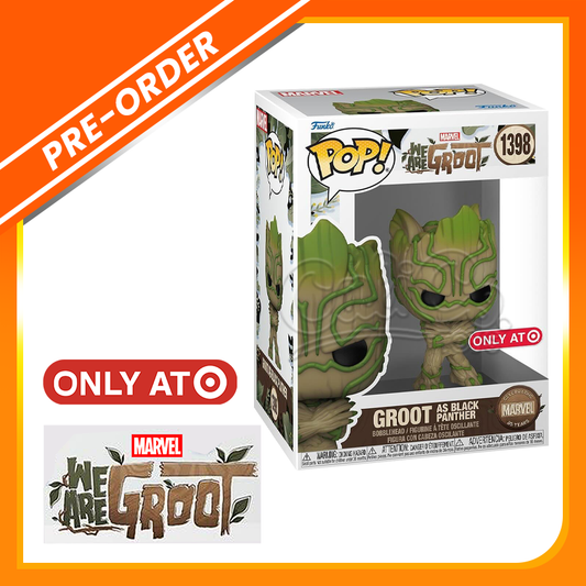 PRE-ORDER - POP! Marvel: We are Groot - Groot as Black Panther (Target Exclusive)