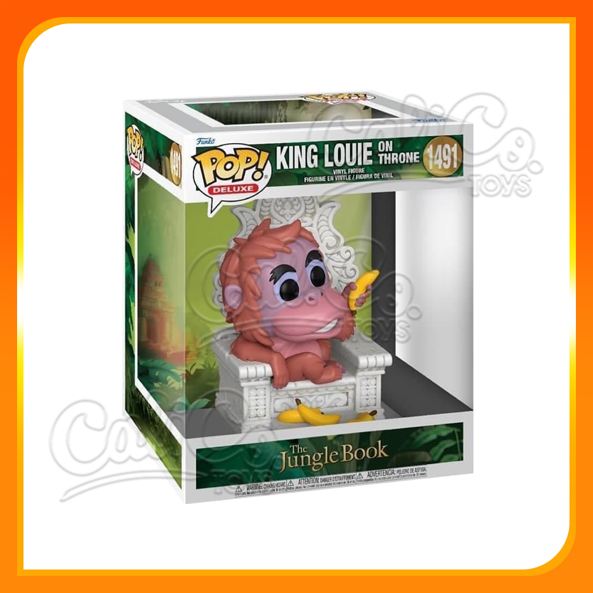 PRE-ORDER - POP! Deluxe: The Jungle Book - King Louie on Throne