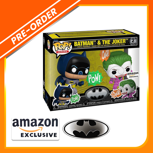 PRE-ORDER - Funko POP! Heroes: Batman 85th - Batman and The Joker 2-Pack (Amazon Exclusive)