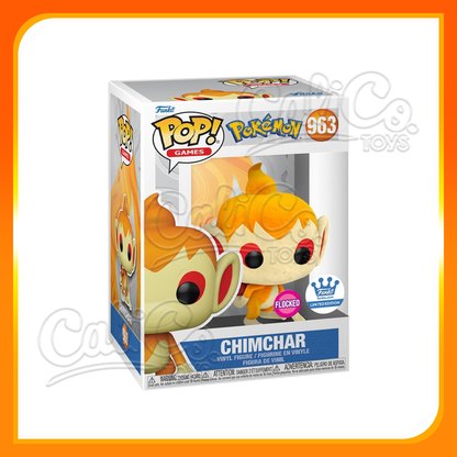 PRE-ORDER - Funko POP! Games: Pokemon - Chimchar FLOCKED (Funko Shop Exclusive)