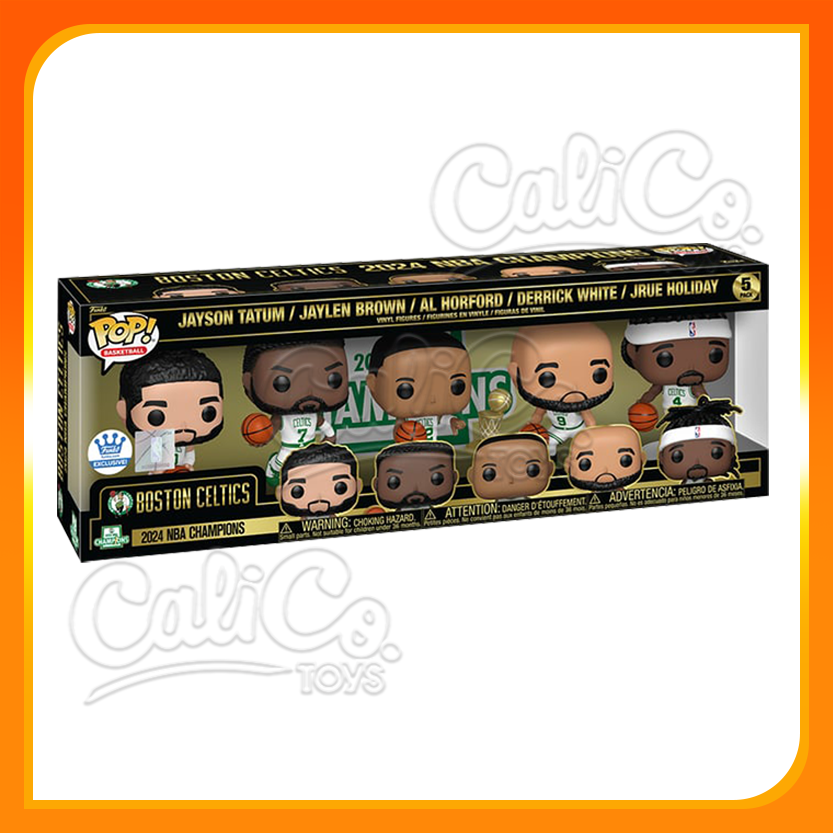 PRE-ORDER - Funko POP! Basketball: Boston Celtics 2024 NBA Champions 5-Pack (Funko Shop Exclusive)