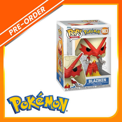 PRE-ORDER - Funko POP! Games: Pokemon - Blaziken