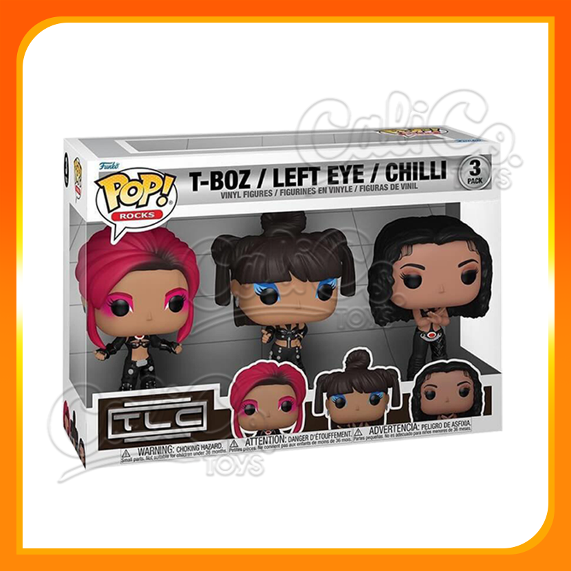 PRE-ORDER - Funko POP! Rocks: TLC No Scrubs T-Boz / Left Eye / Chilli 3-Pack