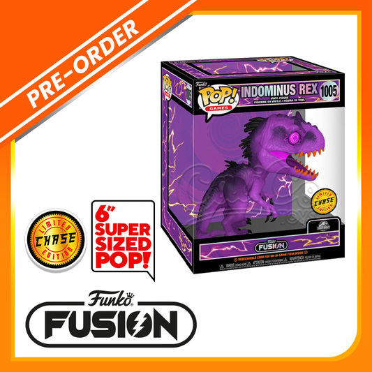 PRE-ORDER - Funko POP! Rides: Funko Fusion - Indominus Rex (Eddi-fied) CHASE