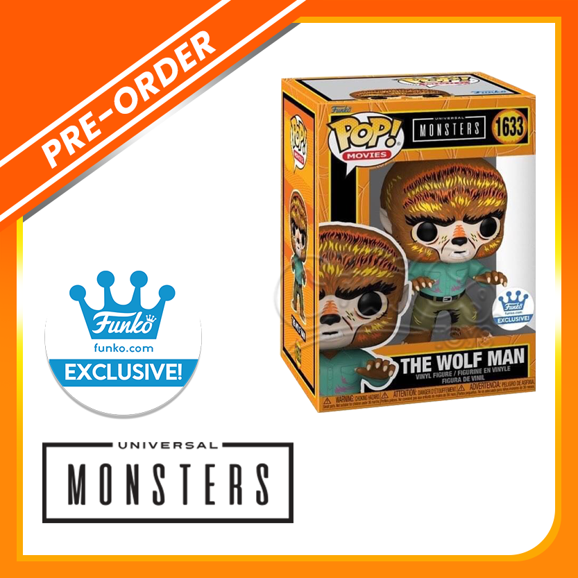 PRE-ORDER - Funko POP! Movies: Universal Monsters - The Wolf Man (Funko Shop Exclusive)