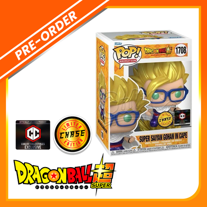 PRE-ORDER - Funko POP! Animation: Dragon Ball Super - Super Saiyan Gohan in Cape CHASE (Chalice Collectibles Exclusive)