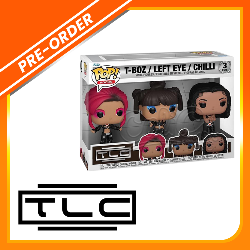 PRE-ORDER - Funko POP! Rocks: TLC No Scrubs T-Boz / Left Eye / Chilli 3-Pack