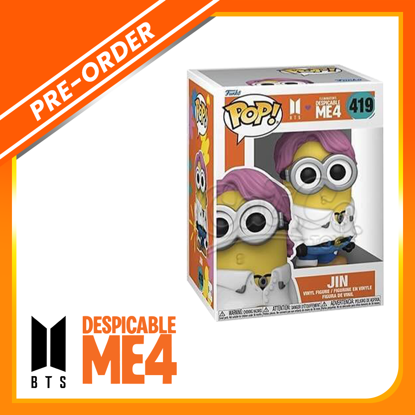 PRE-ORDER - Funko POP! BTS x Despicable Me 4 - Minion Jin