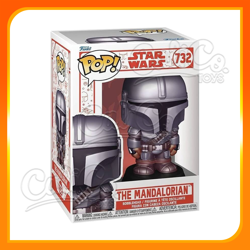 PRE-ORDER - Funko POP! Star Wars Holiday - The Mandalorian Metallic