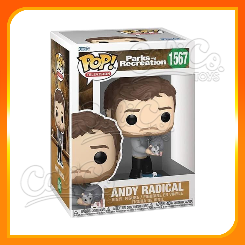 PRE-ORDER - Funko POP! Television: Parks & Recreation - Andy Radical