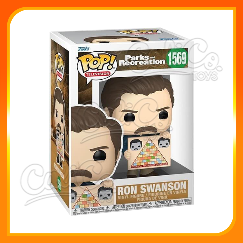 PRE-ORDER - Funko POP! Television: Parks & Recreation - Ron Swanson