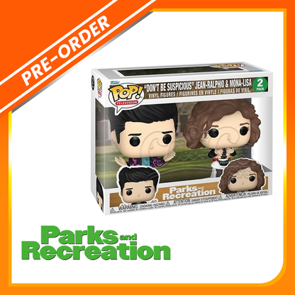 PRE-ORDER - Funko POP! Television: Parks & Recreation - "Don't Be Suspicious" Jean-Ralphio & Mona-Lisa 2-Pack