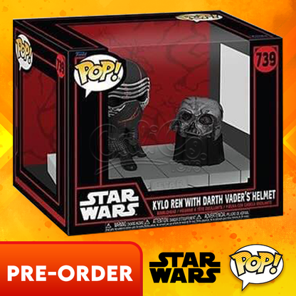 PRE-ORDER - Funko POP! Deluxe: Star Wars Darkside - Kylo Ren with Darth Vader's Helmet