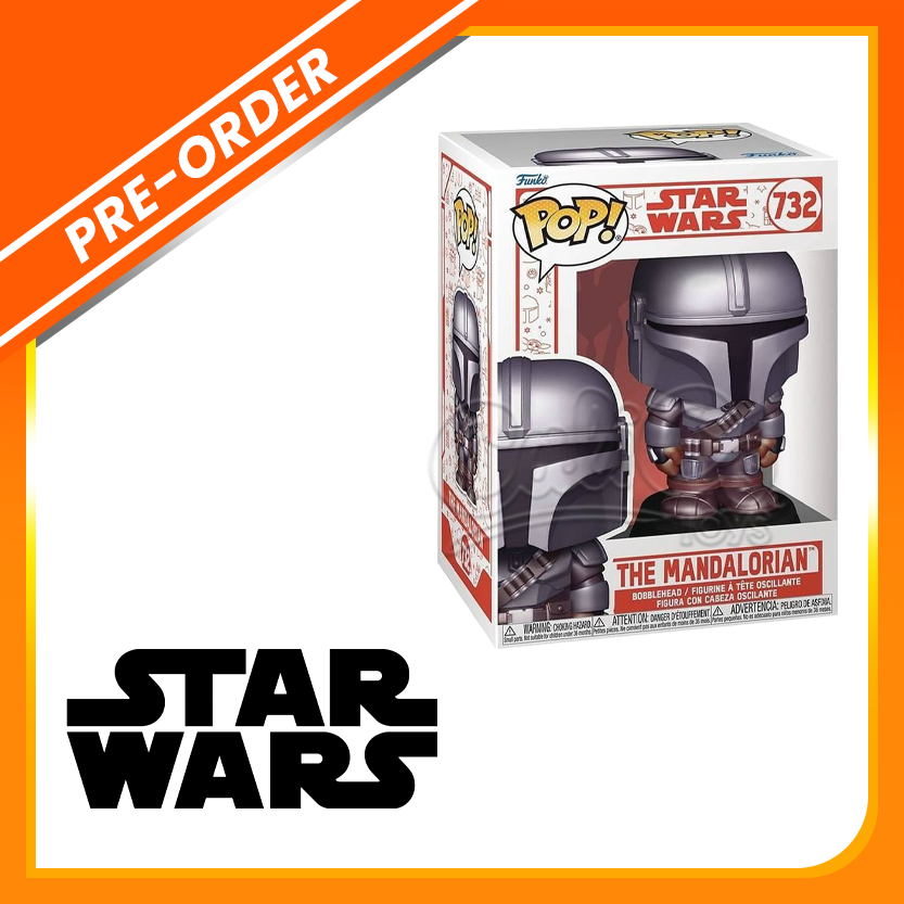 PRE-ORDER - Funko POP! Star Wars Holiday - The Mandalorian Metallic