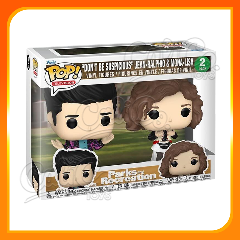 PRE-ORDER - Funko POP! Television: Parks & Recreation - "Don't Be Suspicious" Jean-Ralphio & Mona-Lisa 2-Pack