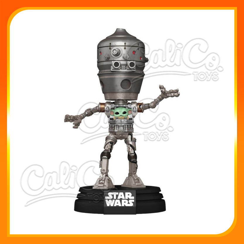 PRE-ORDER -POP! Deluxe - Star Wars Lights and Sounds - IG-12 w/Grogu (Funko Shop)