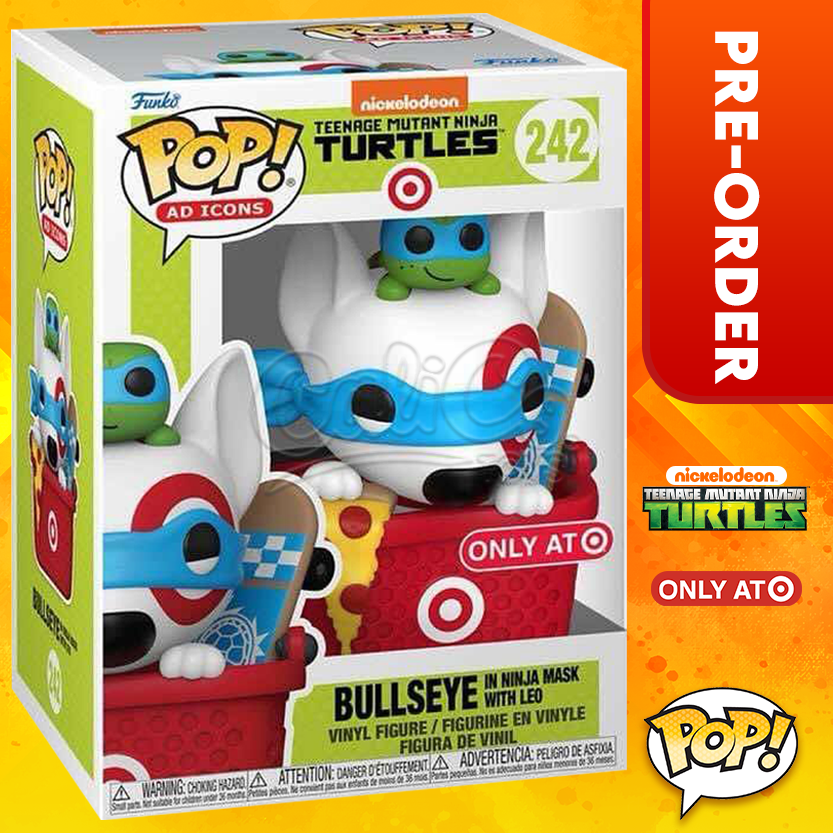 PRE-ORDER - Funko POP! Ad Icons: Teenage Mutant Ninja Turtles - Bullseye in Ninja Mask with Leo (Target Exclusive)