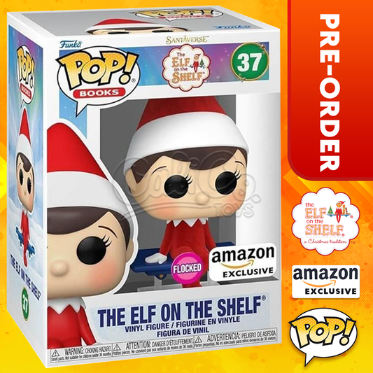 PRE-ORDER - Funko POP! Books: The Elf on the Shelf - The Elf on the Shelf  FLOCKED (Amazon Exclusive)