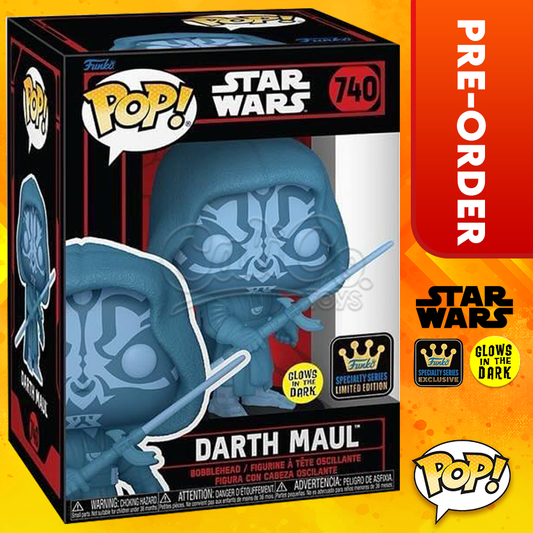 PRE-ORDER -  Funko POP! Star Wars: Star Wars Darkside - Darth Maul GITD  (Specialty Series Exclusive)