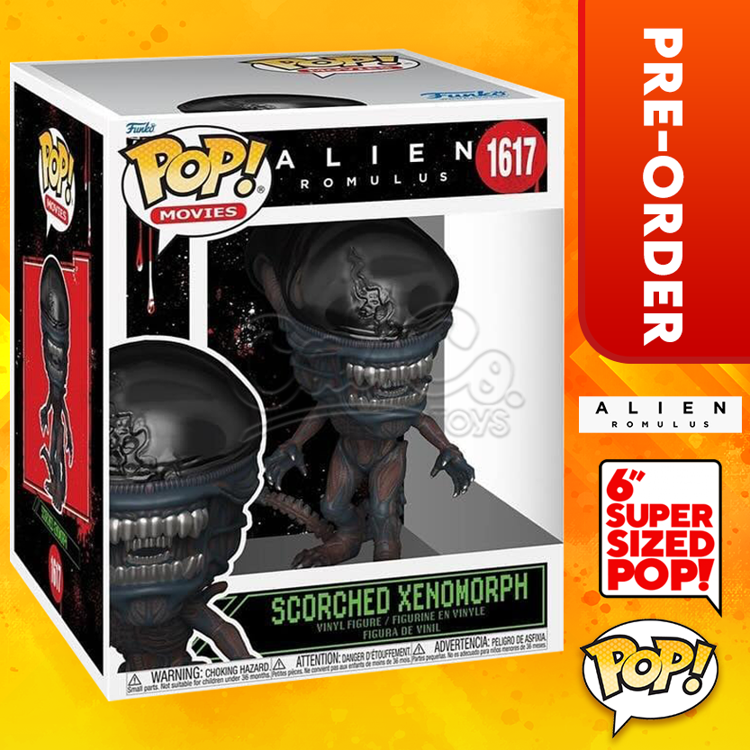 PRE-ORDER -  Funko POP! Super: Alien Romulos - Scorched Xenomorph 6-Inch