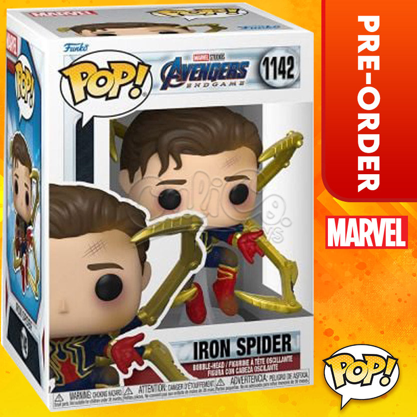 PRE-ORDER -  Funko Pop! Avengers: Endgame - Iron Spider Unmasked