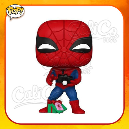 PRE-ORDER - Funko POP! Marvel: Holiday - Spiderman with Open Gift