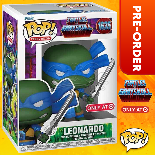 PRE-ORDER - Funko POP! Television: Turtles of Grayskull - Leonardo (Target Exclusive)