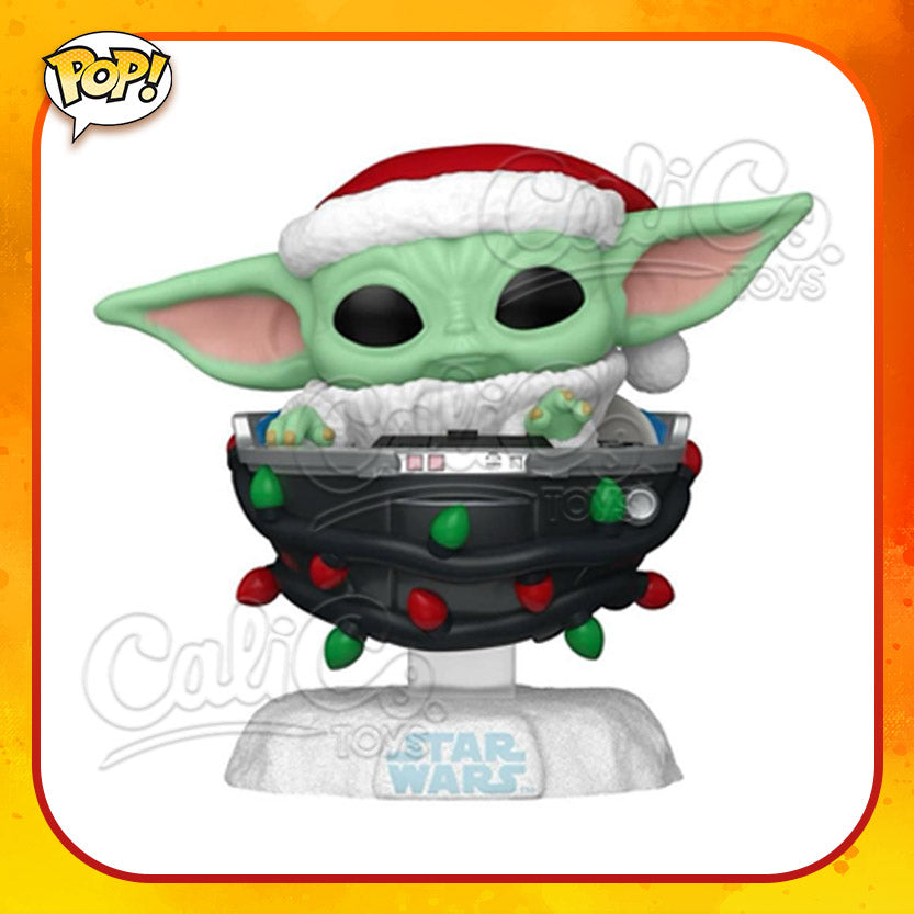 PRE-ORDER - Funko POP! Star Wars: The Mandalorian Holiday - Grogu in Pram