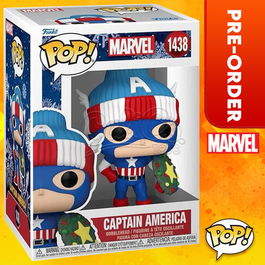 PRE-ORDER - Funko POP! Marvel: Holiday - Captain America