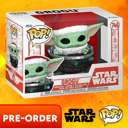 PRE-ORDER - Funko POP! Star Wars: The Mandalorian Holiday - Grogu in Pram