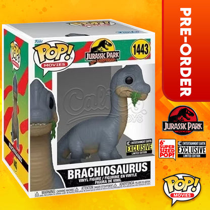 PRE-ORDER - Funko POP! Movies: Jurassic Park 30th - Brachiosaurus 6-Inch (Entertainment Earth Exclusive)