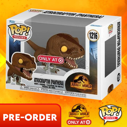 PRE-ORDER - Funko POP! Movies: Jurassic World Dominion - Atrociraptor (Panthera) (Target Exclusive)