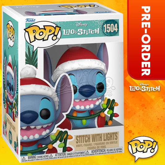 PRE-ORDER - Funko POP! Disney: Lilo and Stitch Holiday - Stitch with Lights