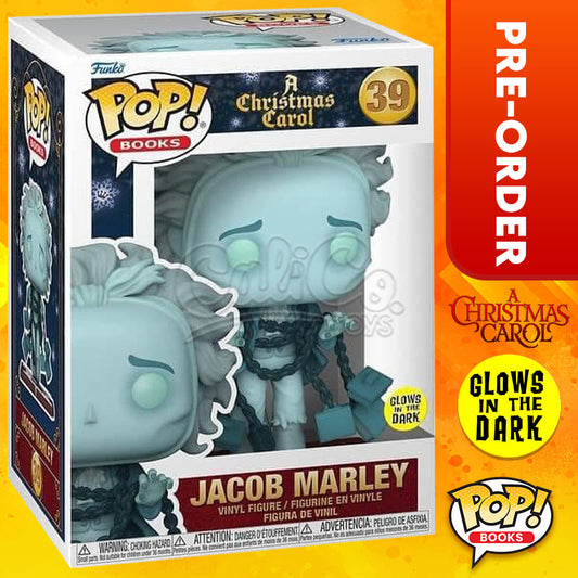 PRE-ORDER - Funko POP! Books: A Christmas Carol - Jacob Marley GITD