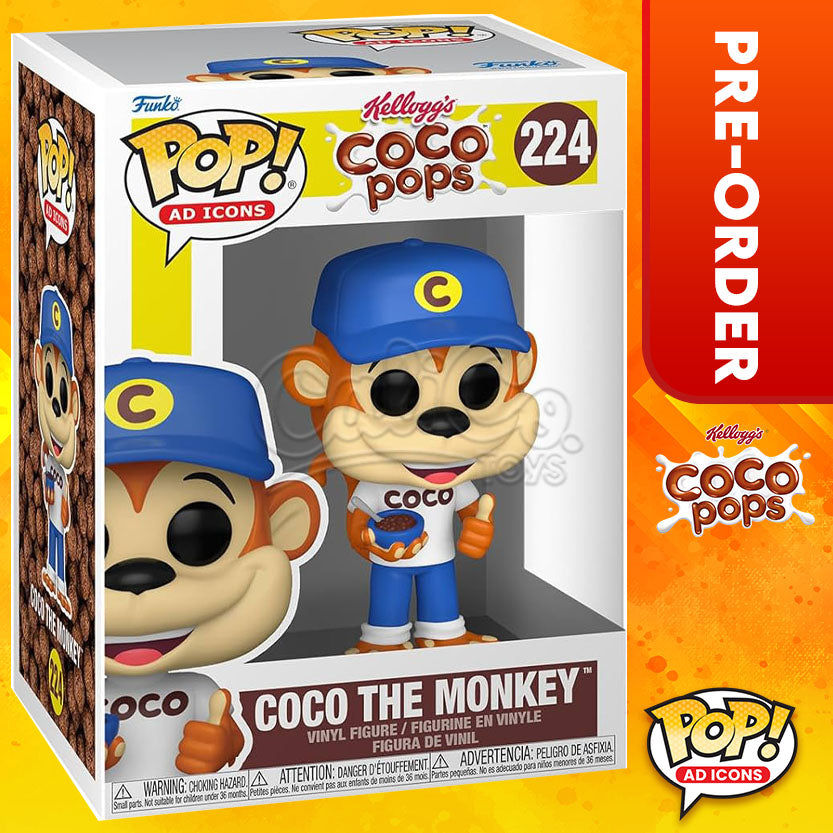 PRE-ORDER - Funko POP! Ad Icons: Kellogg's Coco Pops - Coco the Monkey