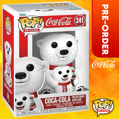 PRE-ORDER - Funko POP! Ad Icons: Coca-Cola - Coca-Cola Polar Bear with Cub